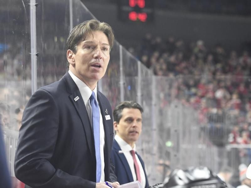Uwe Krupp, Trainer der Kölner Haie. Foto: Roberto Pfeil/dpa