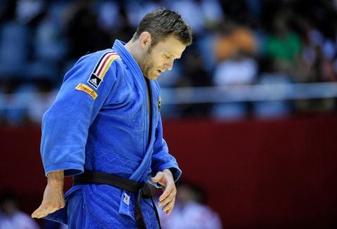 Ole Bischof ärgert sich, dass er gegen den WM-Zweiten Leandro Guilheiro aus Brasilien gleich in der ersten Runde ausscheidet. (ARCHIVFOTO: DPA)