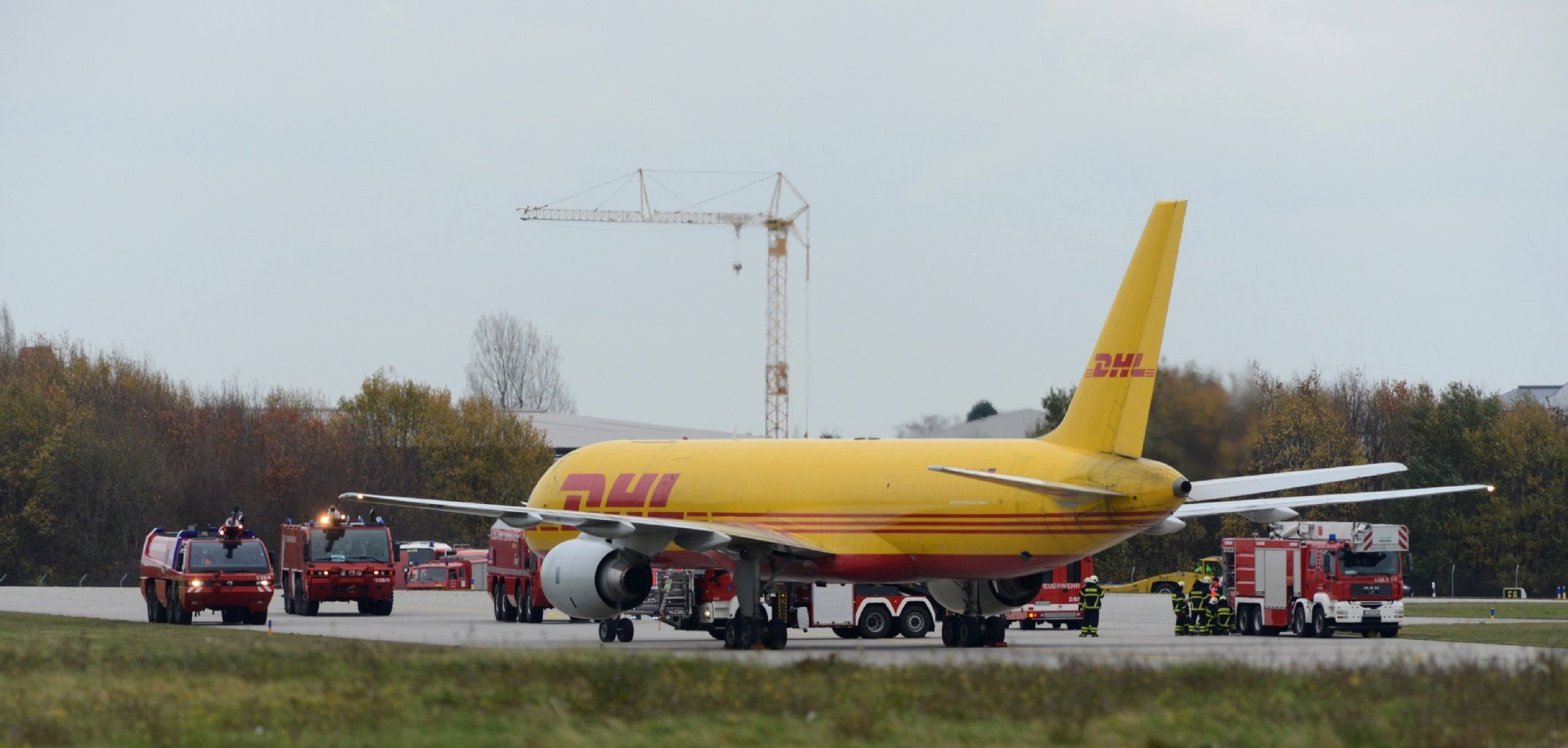Am Samstag fand am Flughafen Leipzig/Halle eine der turnusmäßigen Notfallübungen statt.