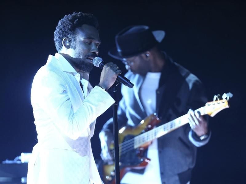 Childish Gambino hat bei den Grammys mit seinem Song „Redbone” in der Kategorie „Beste Darbietung - Traditioneller R&B” gewonnen. Foto: Matt Sayles/Invision