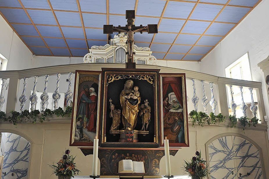 Der lange verschollene Cranach-Altar hat in der sanierten Kliekener Kirche wieder seinen Platz gefunden und kann besichtigt werden.