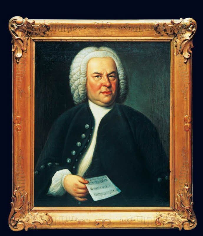War Kunde der Hoffmanns: Johann Sebastian Bach, 1748 gemalt von Elias Gottlob Haußmann