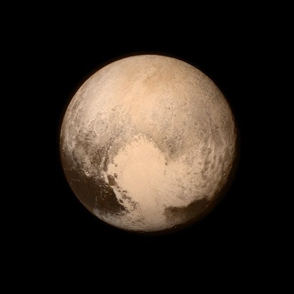 Der Planet Pluto, gesehen von „New Horizons“.