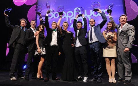 Die Gewinner des Soap Award 2011. (FOTO: DPA)