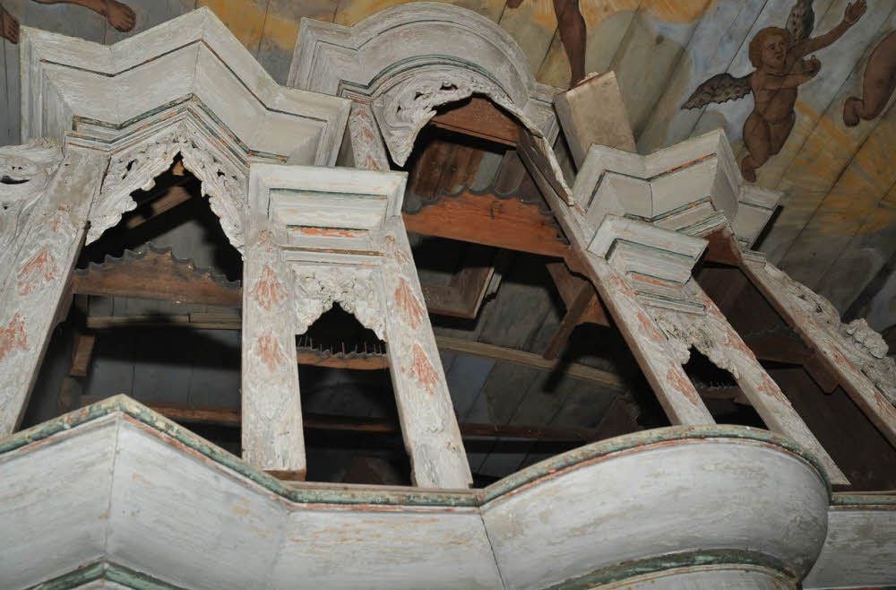 Die derzeit ausgelagerte Orgel soll bald wieder spielbar werden. Die Kirchengemeinde Bösenrode sammelt deshalb für die Sanierung, damit der Orgelprospekt nicht leer bleibt.