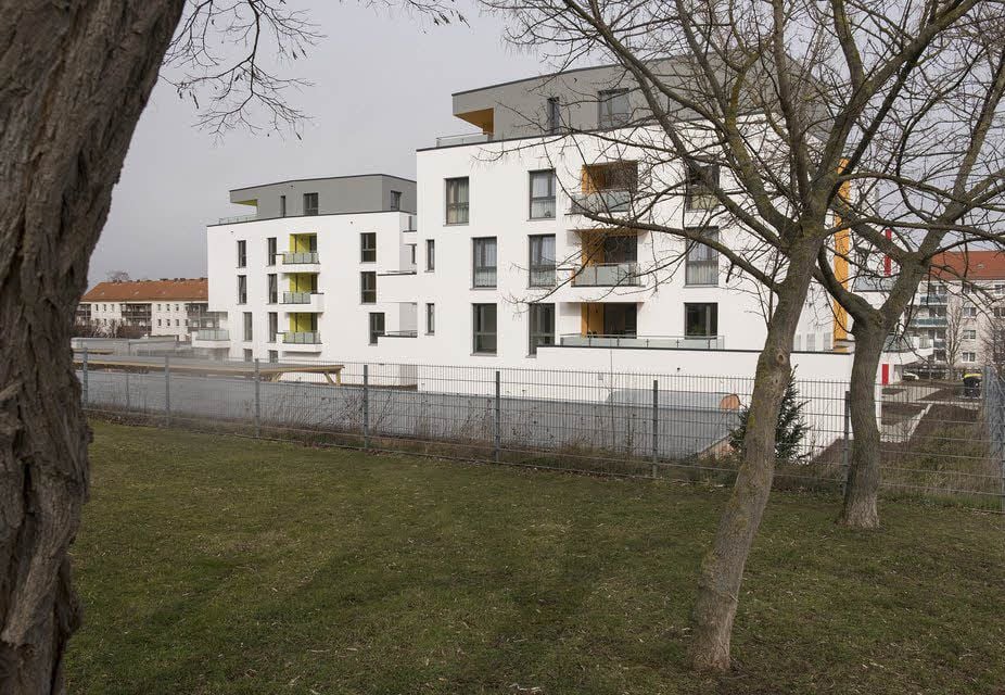 Ein Hingucker: das Fontane-Carré, für dessen Bau die Wohnungsgenossenschaft Thale 6,5 Millionen Euro investiert hat.