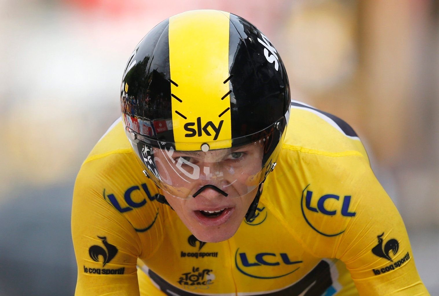Christopher Froome gewann die 17. Etappe der Tour de France, ein Einzelzeitfahren.