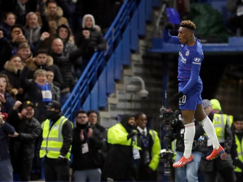 „Wir hatten noch kein Gespräch”, sagte Hudson-Odoi über das Interesse der Bayern. Foto: Kirsty Wigglesworth/AP