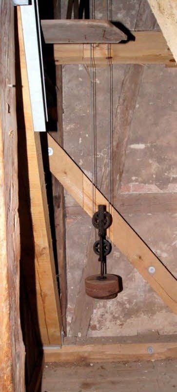 Wird das Gewicht nicht automatisch hochgezogen, bleibt die Uhr stehen.