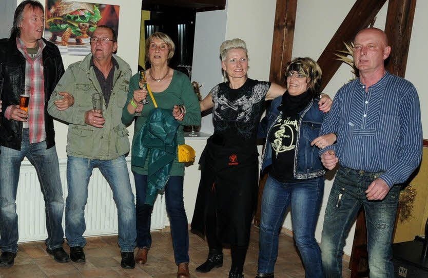 Geselligkeit herrschte auch in der „Alten Brauerei“.