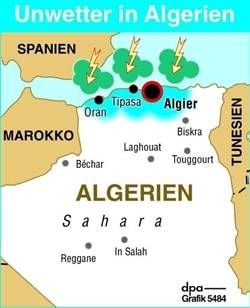 Über 500 Tote durch Unwetter in Algerien