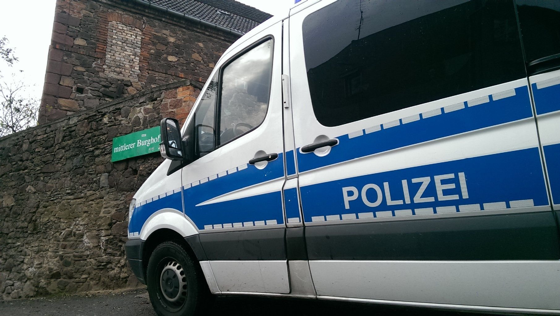 Polizeieinsatz am Burggymnasium Wettin