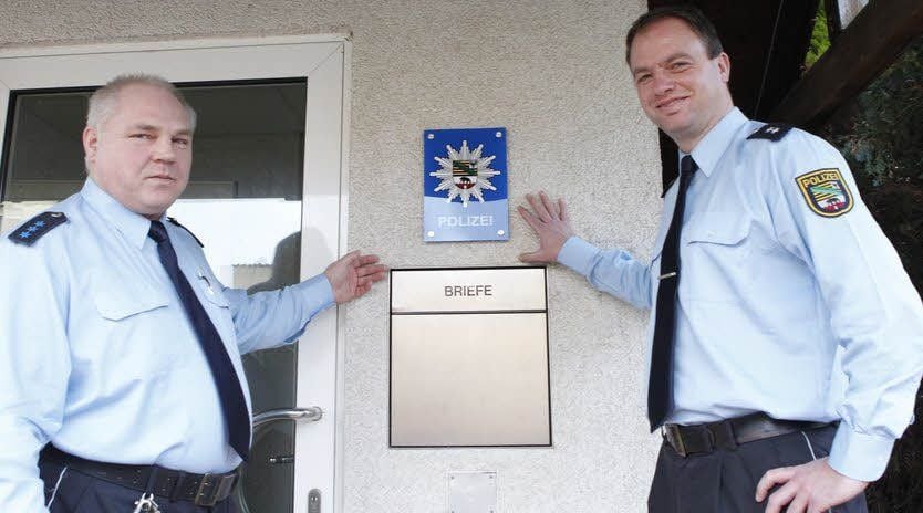 Günter Ryll (l.) und Marcel Agte sind die neuen Regionalbereichsbeamten.