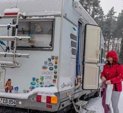 Monatelang mit dem Wohnmobil unterwegs: Evelyn Brigger