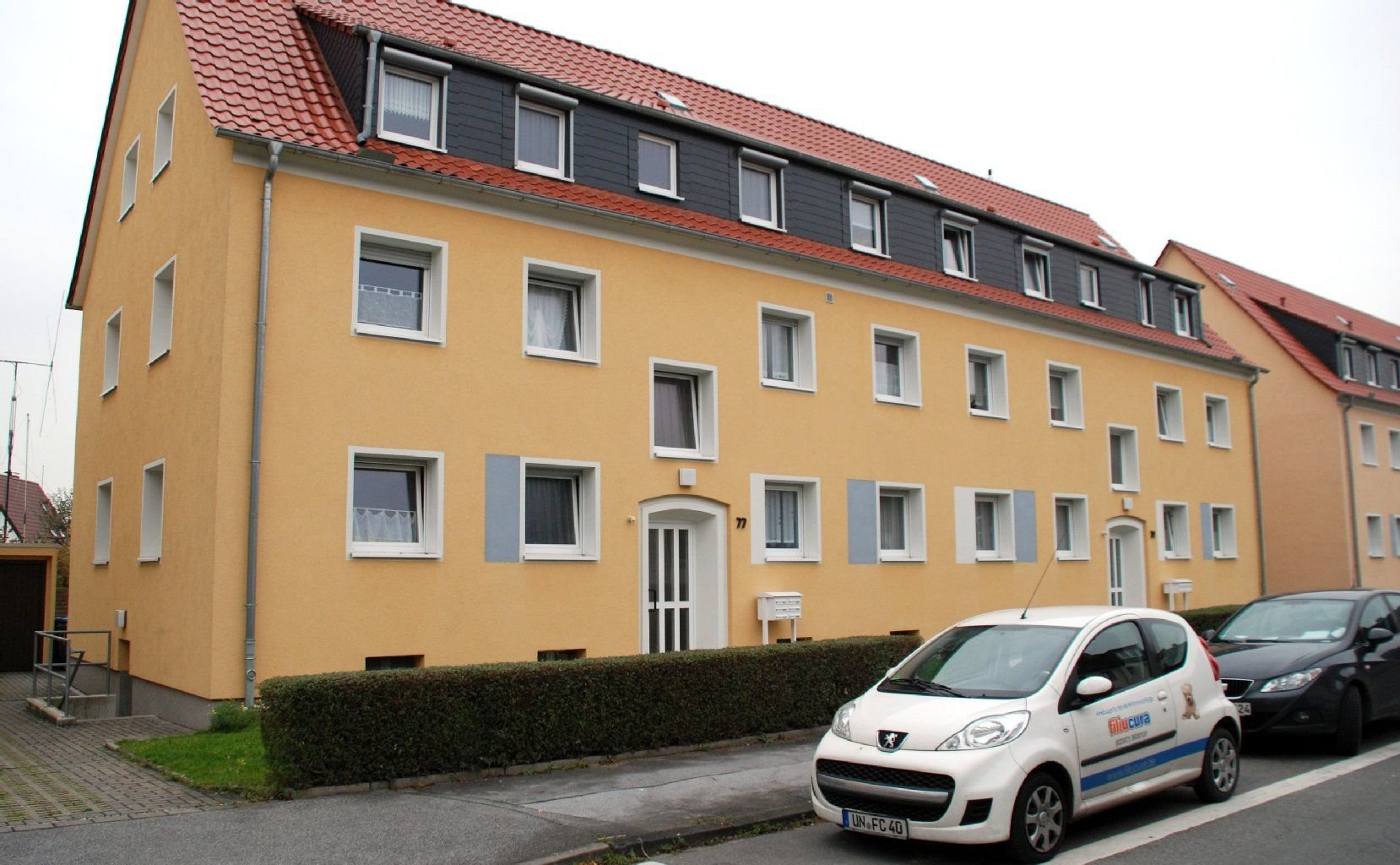 In diesem Mehrfamilienhaus in Soest ist das drei Monate alte Mädchen verhungert und verdurstet.