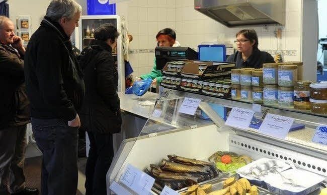 Im Laden des Fischerhofes