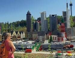 Skyline von Frankfurt/Main aus Lego-Steinen