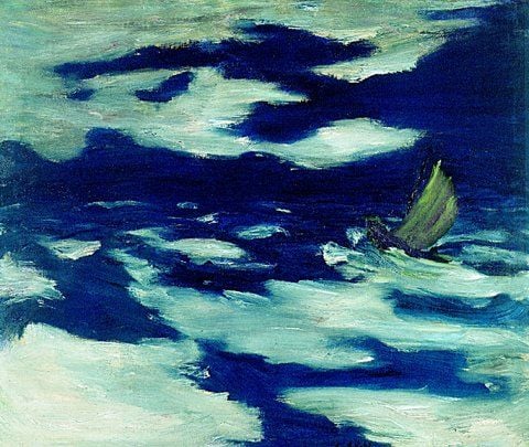 Das Bild «Lichte See» malte Emil Nolde im Jahr 1915 nach einer Reise in die Südsee, die er in den Jahren 1913/ 14 unternommen hatte.