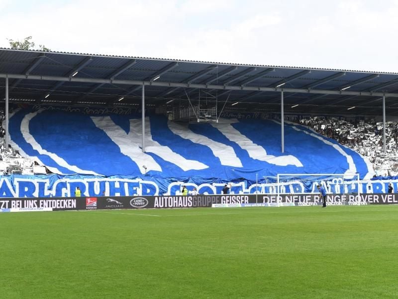 Das Sportgericht des Deutschen Fußball-Bundes verhandelt einen möglichen Präzedenzfall in Sachen Pyrotechnik zwischen dem DFB und dem KSC. Foto: Uli Deck