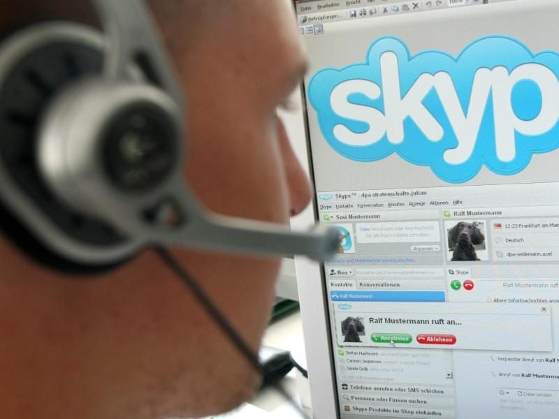 Via Skype telefonieren heute monatlich mehr als 300 Millionen Menschen.