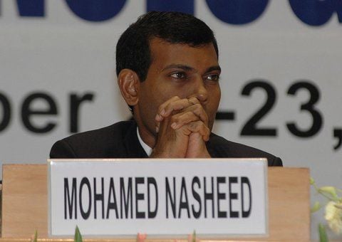 Präsident der Malediven Mohamed Nasheed (FOTO: DPA)