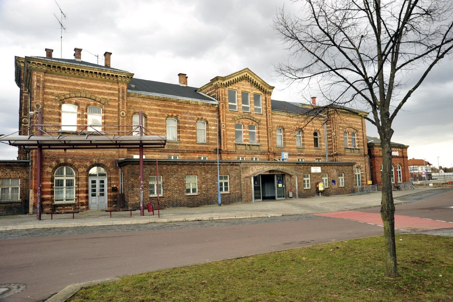 Der Ort des Überfalls: Bahnhof in Bernburg