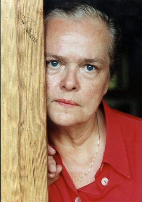 Die Dichterin Eva Strittmatter, aufgenommen im August 1997 in Berlin. (FOTO: DPA)