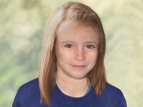 Ein so genanntens "Alterungsbild" der Metropolitan Police London zeigt, wie die verschwundene Madeleine McCann im Alter von neun Jahren aussehen könnte.