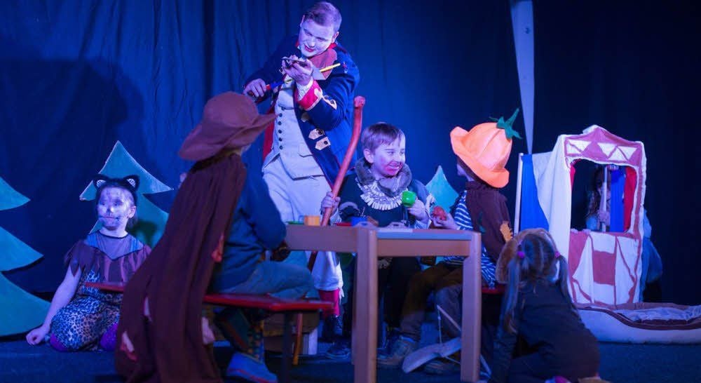 Kinder des Otto-Boldt-Kindergartens zeigten das Stück „Die vier Jahreszeiten“.