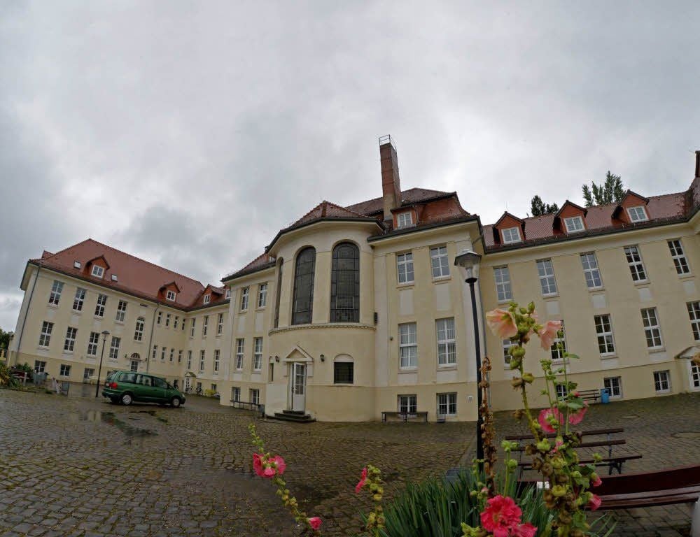 Das Schulgebäude in Staßfurt