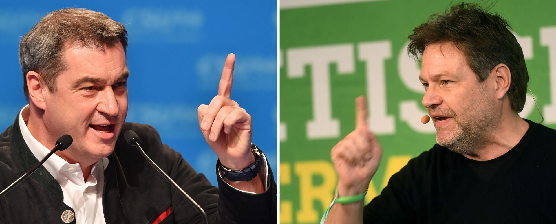 Markus Söder und Robert Habeck