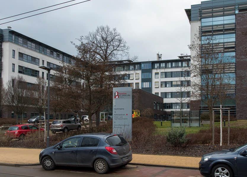Der Standort Merseburg ist der Hauptsitz des Klinikums.