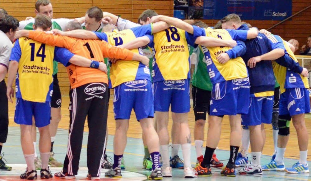 Die Handballer der HSG Wolfen