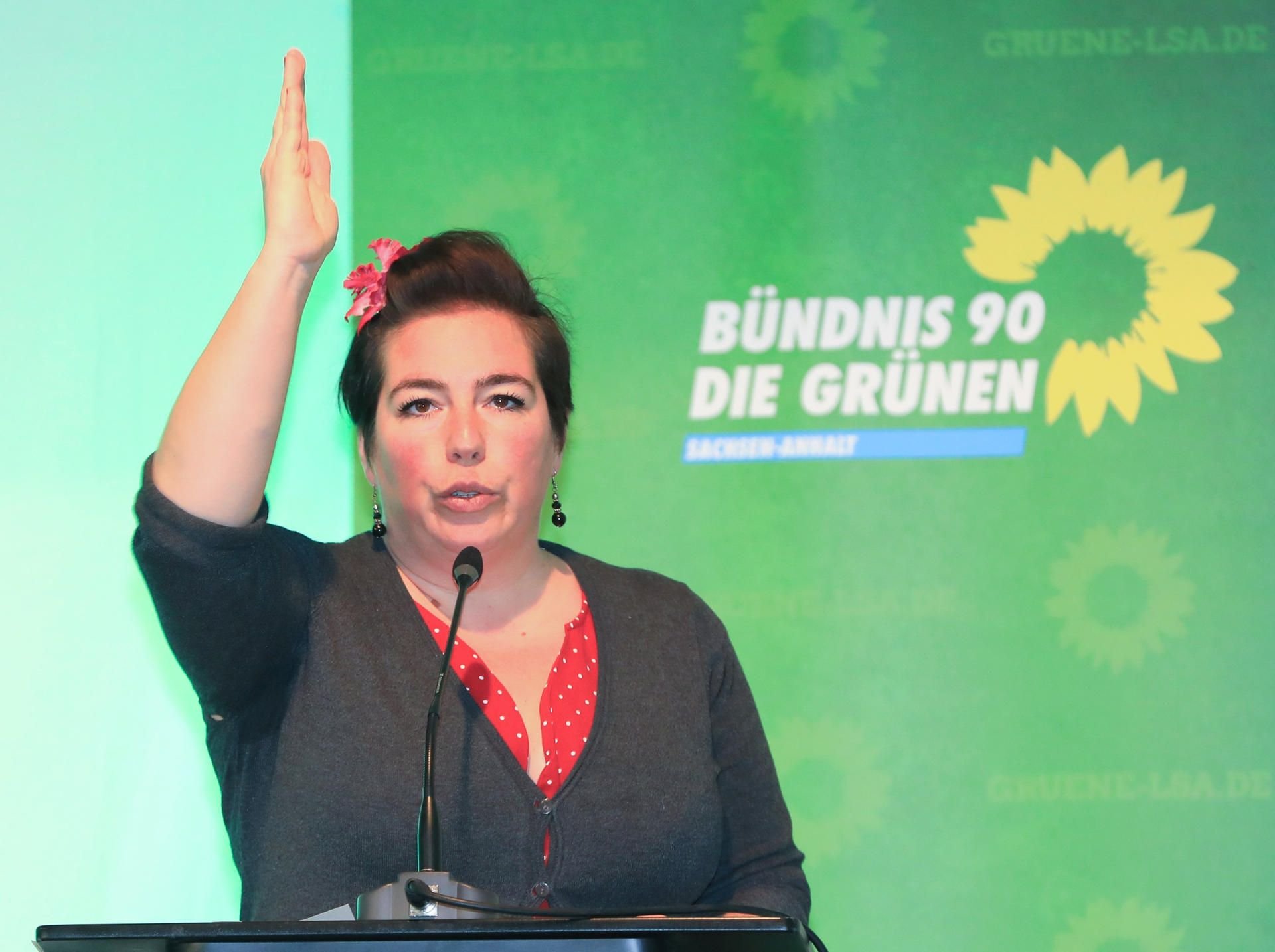 Susan Sziborra-Seidlitz, Sachsen-Anhalts Landesvorsitzende von Bündnis 90/Die Grünen