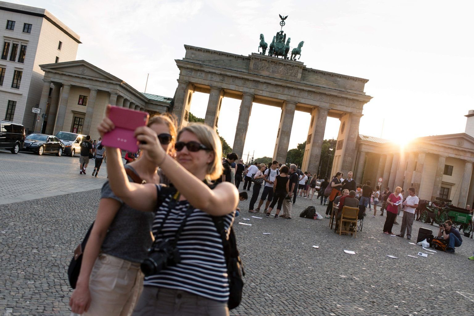 Das Brandenburger Tor.