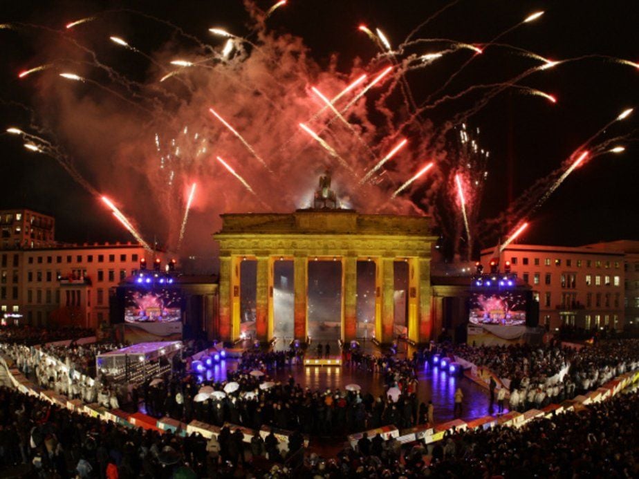 Berlins Wahrzeichen haben in der Silvesternacht einen besonderen Reiz.