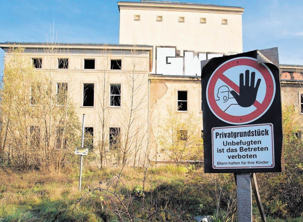 Das Buna-Klubhaus ist heute nur noch ein Schandfleck und eine Ruine.