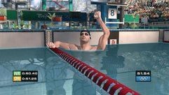 Reicht es für Gold? Mit «Beijing 2008» können Konsolenspieler Wettkämpfe in 35 olympischen Disziplinen austragen. (Foto: dpa)
