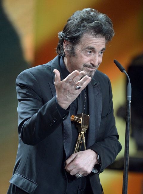 Al Pacino («Der Pate») erhielt die Kamera für sein Lebenswerk. (FOTO: DPA)