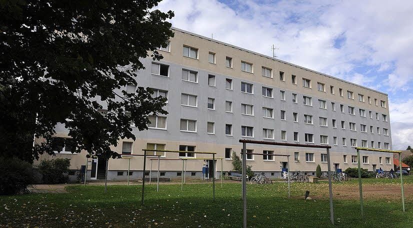 Das Asylbewerberheim in Vockerode.