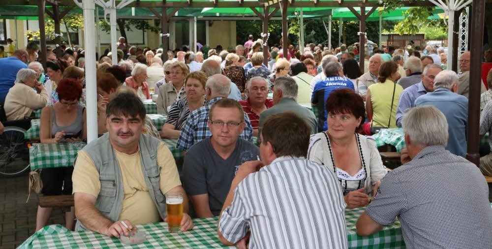 Auch wenn es im Biergarten des „Schützenhauses“ Jessen einmal hoch hergeht, werden Nachbarn dadurch kaum gestört.
