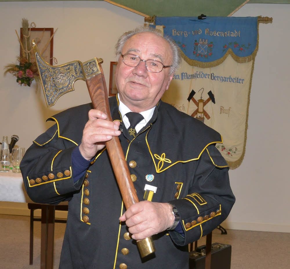 Franz Sommer mit der Bergbarte.