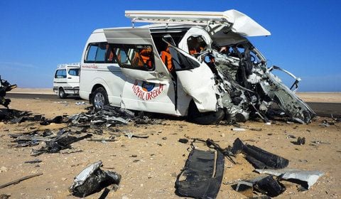 Bei einem Verkehrsunfall in Ägypten sind fünf deutsche Touristen ums Leben gekommen. (FOTO: DPA)
