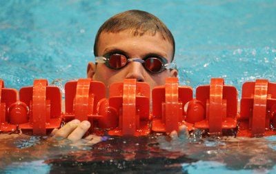 Der deutsche Schwimmer Paul Biedermann qualifizierte sich mit der schnellsten Vorlauf-Zeit für das Freistil-Finale (200 m).