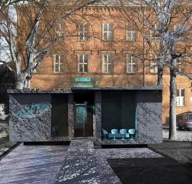 Das neue Kundenzentrum wird vor die Schule gebaut.