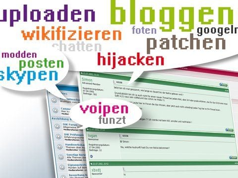 Viele neue Wörter - oft wird die Sprache in Internetforen nur von Insidern verstanden. In Großbritannien wird der Internetjargon nun offizielles Englisch. (ARCHIVFOTO: DPA)
