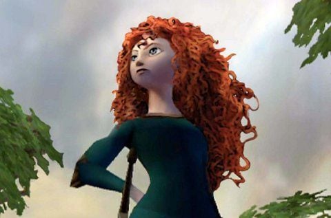 Wilde Mähne: Die Titelheldin von „Merida - Legende der Highlands“ ist keine brave Prinzessin, sondern lieber mit Pfeil und Bogen in der Wildnis unterwegs. (FOTO: DPA)