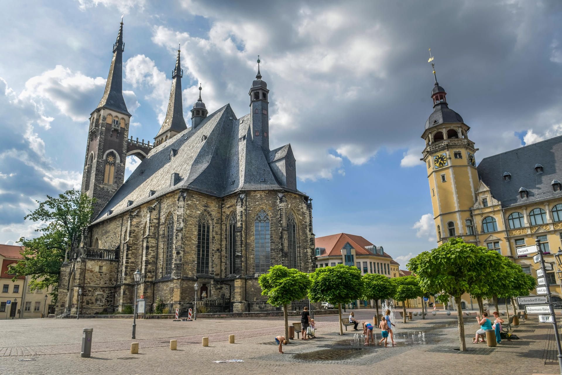 Der Marktplatz in Köthen