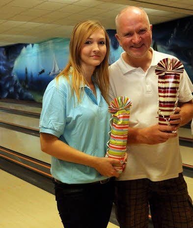 Sie erreichten die besten Einzelergebnisse: Sophie Schiele und Olaf Taesch.