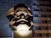 Karl-Marx-Denkmal des sowjetischen Bildhauers Lew Kerbel in Chemnitz, im Volksmund «Nischel» genannt. (Foto: dpa)
